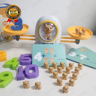 Digital Dog Balance Scale Educational Math Number Board Game Kids Early Educational Learning Toys