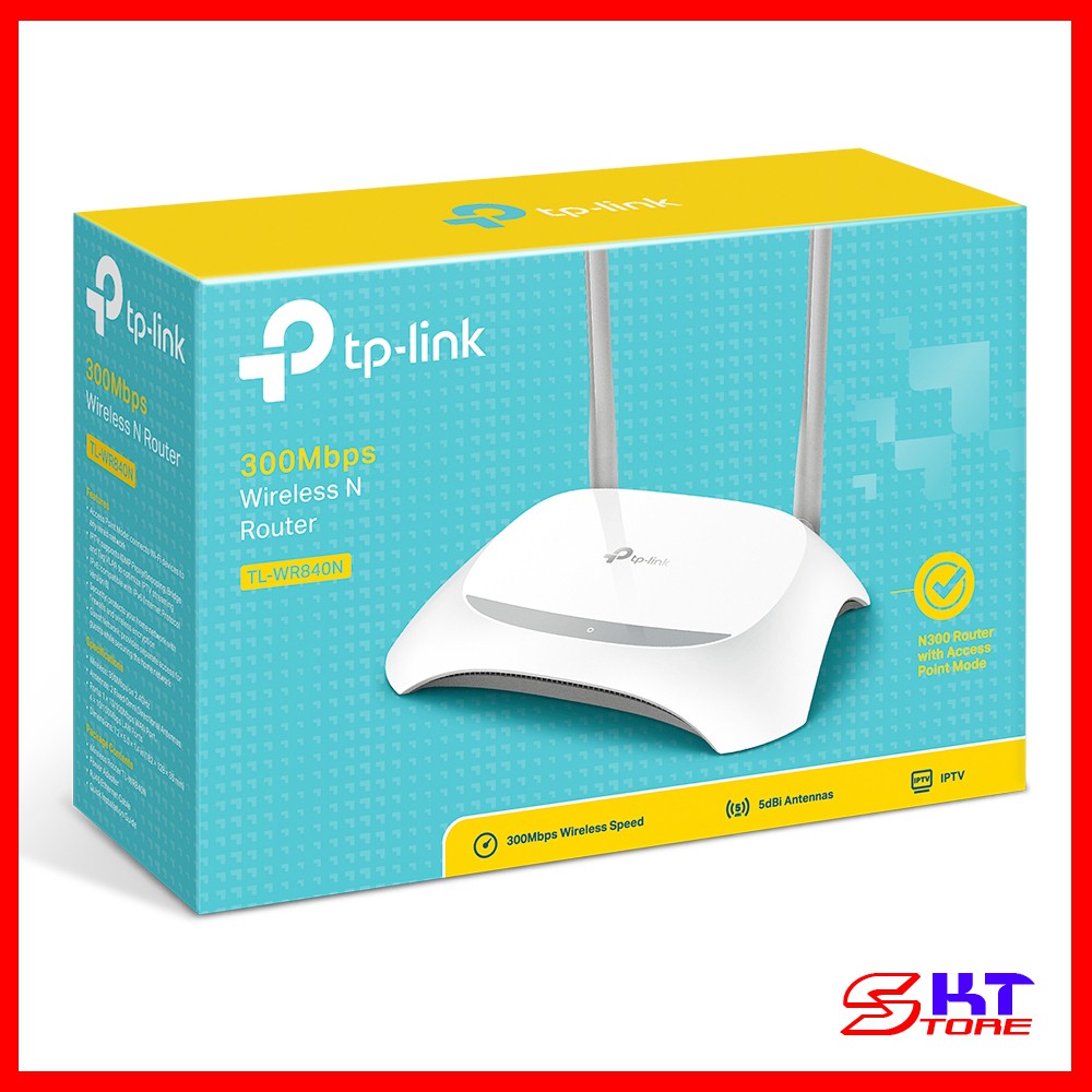 Bộ Phát Wifi Tp-Link TL-WR840N Chuẩn N Tốc Độ 300Mbps - Hàng Chính Hãng