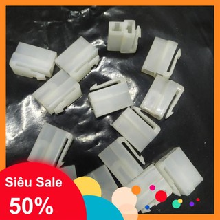 Giắc nhựa đực 2 chân 2P 6.3mm túi 10 cái