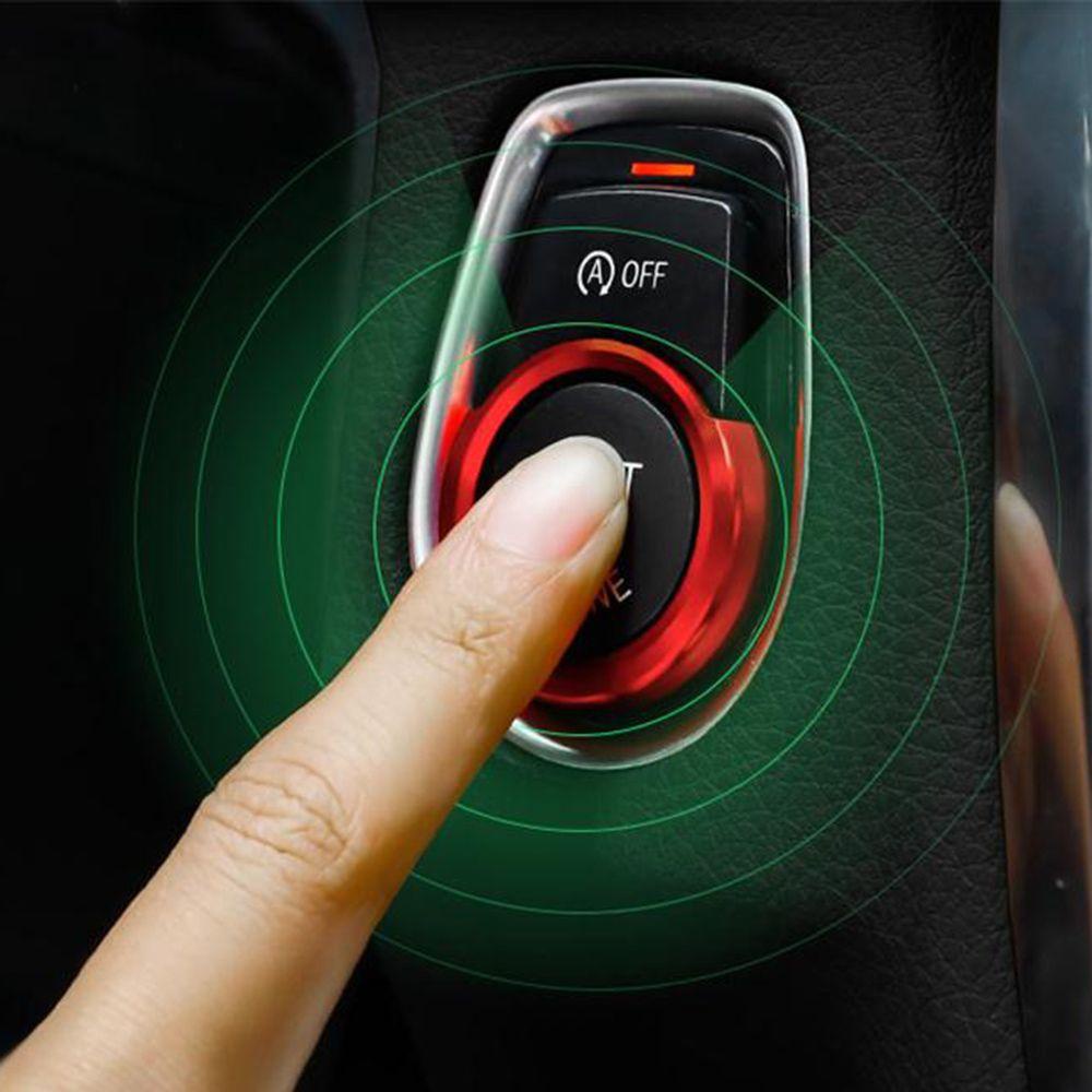 JONYE Vỏ Bọc Công Tắc Khởi Động Xe Hơi Hình Tròn Bằng Hợp Kim Chuyên