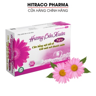 Hương Bảo Xuân New Tím bổ sung collagen đẹp da, tăng nội tiết tố nữ - 30 viên