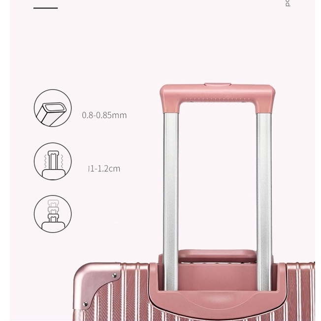 [Hàng Sẵn] Vali Khóa Size 28 nhập khung Nhôm Chịu lực Cao cấp - Vali Kéo An toàn Màu Sắc Sang Trọng