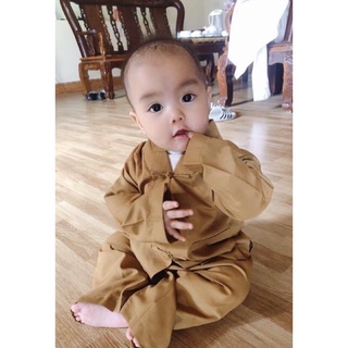 ĐỒ LAM ĐI CHÙA MẪU LA HÁN CHO BÉ IU vải kate mềm mỏng