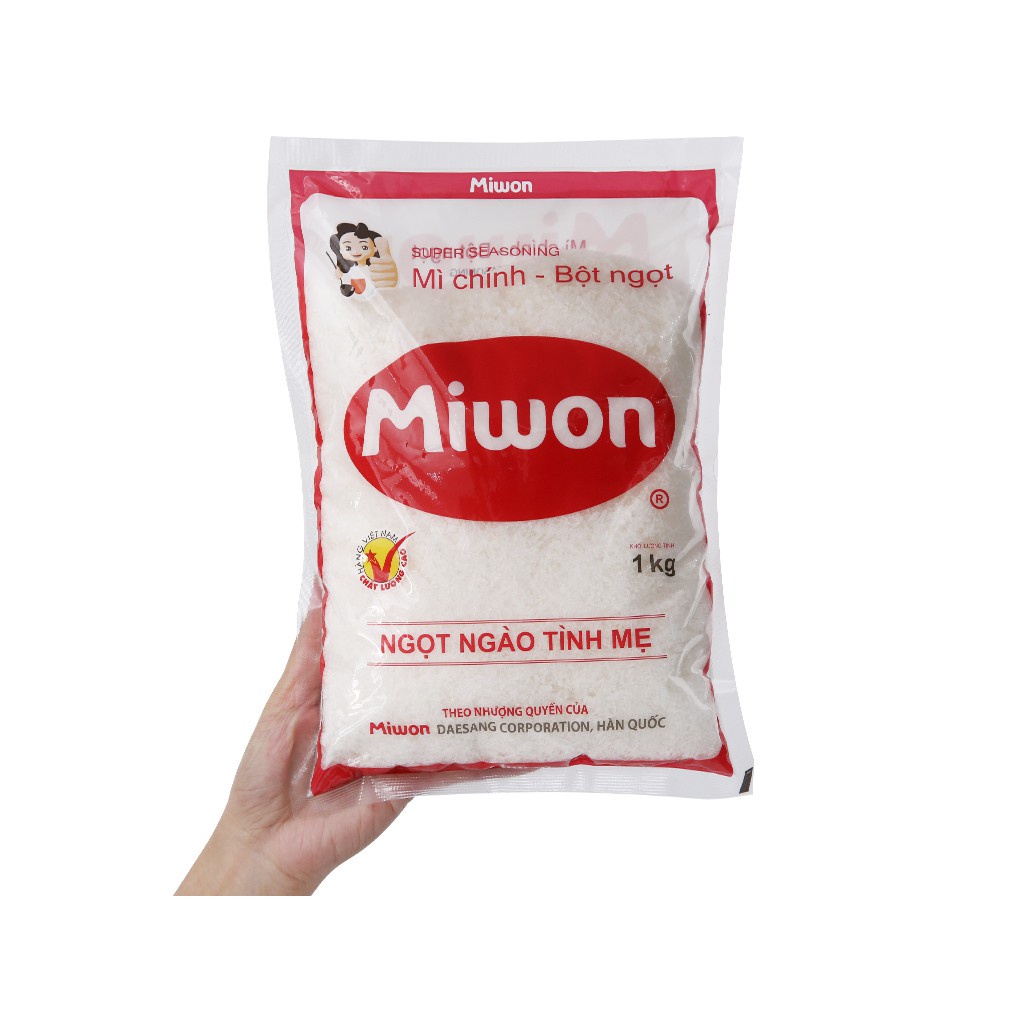 Mì chính-bột ngọt Miwon gói 1kg chính hãng