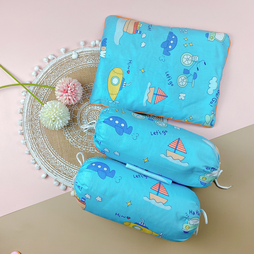 Bộ gối chặn sơ sinh, gối chặn vỏ đỗ Tâm An chống giật mình