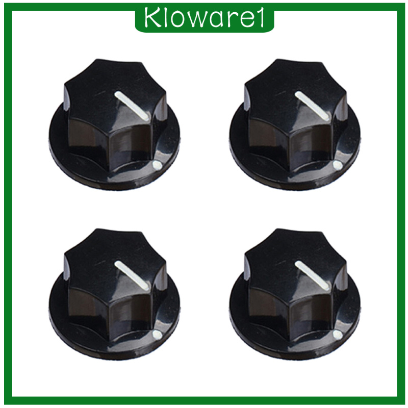 [KLOWARE1]4Pcs Guitar Potentiometer Cap Protection for Effect Pedal Cap Button Covers