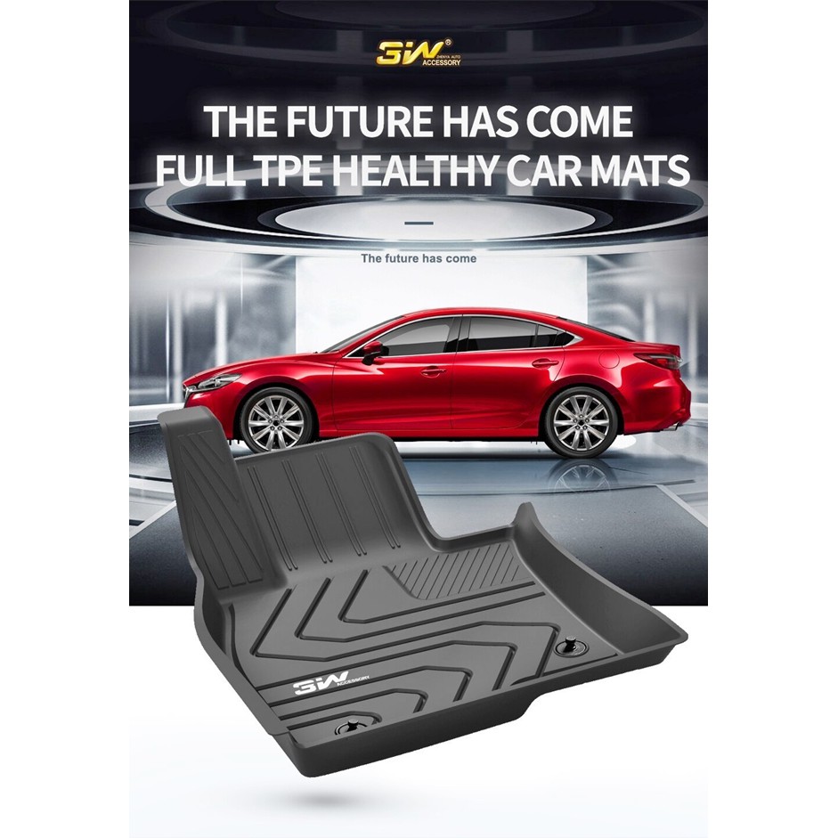 Thảm lót sàn MAZDA 3 (2019- đến nay nhãn hiệu Macsim 3W - chất liệu nhựa TPE đúc khuôn cao cấp - màu đen | BigBuy360 - bigbuy360.vn