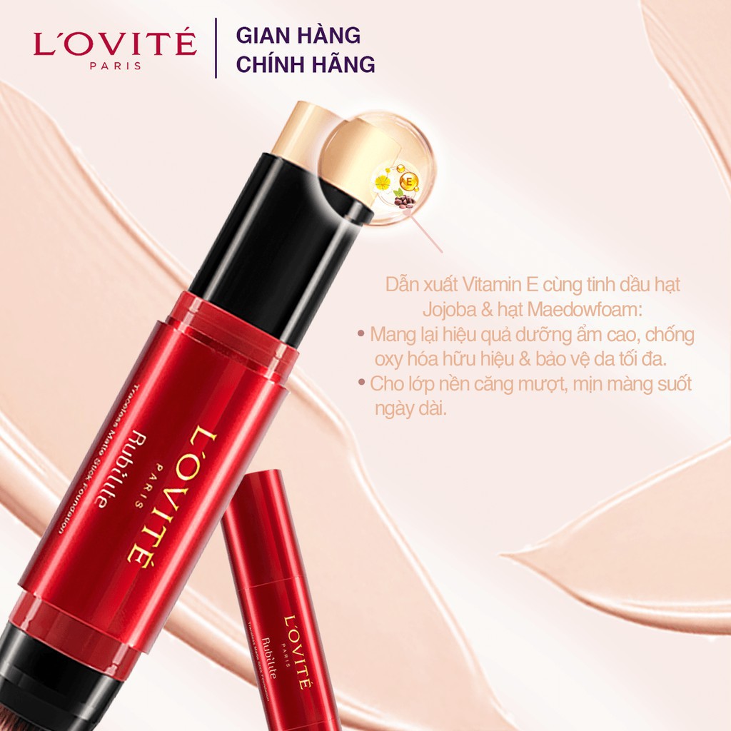 Kem nền dạng thỏi Rubilite Lovite 12g