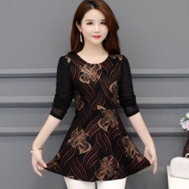 Áo nữ cao cấp dành cho người béo , kiểu dáng gọn bụng NP649