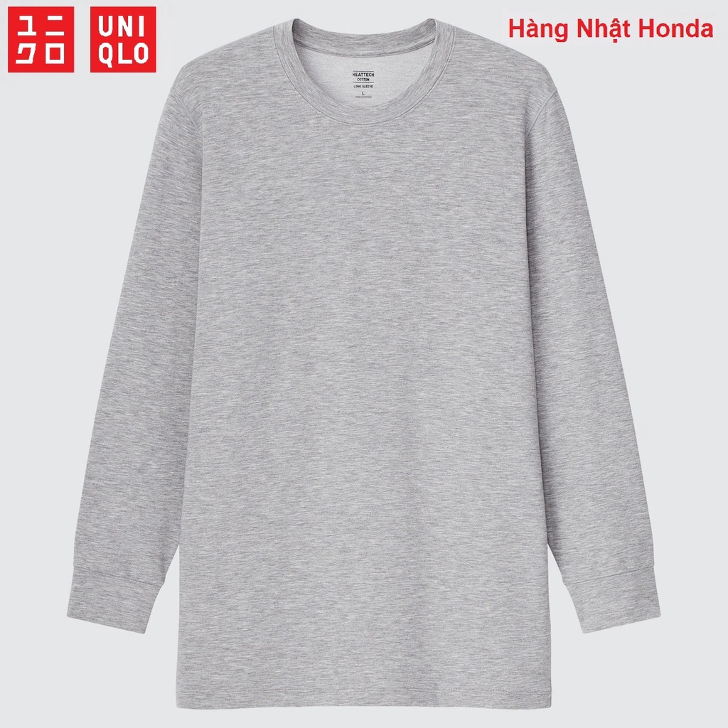 [Auth Uniqlo] Áo giữ nhiệt cổ tròn Heattech Nam Uniqlo - Nhật Bản