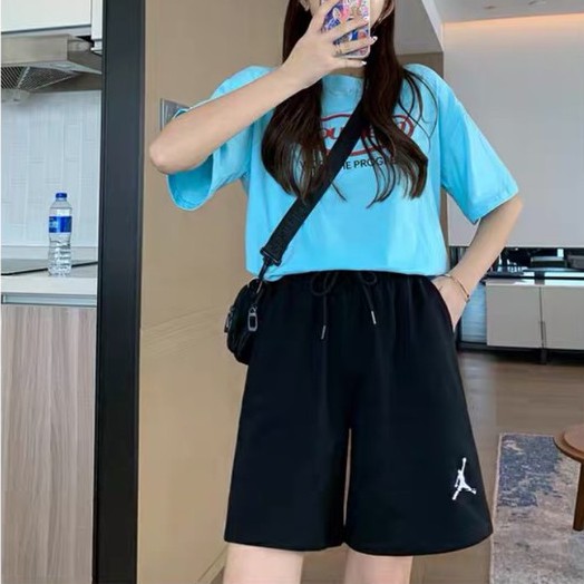Quần Short Đùi unisex thể thao basic nam nữ oversize in họa tiết Hàn Quốc Ulzzang Q47 | BigBuy360 - bigbuy360.vn