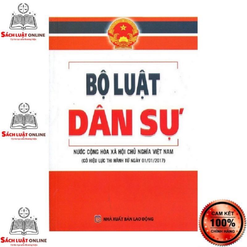 Sách - Bộ luật Dân sự (NXB Lao động)
