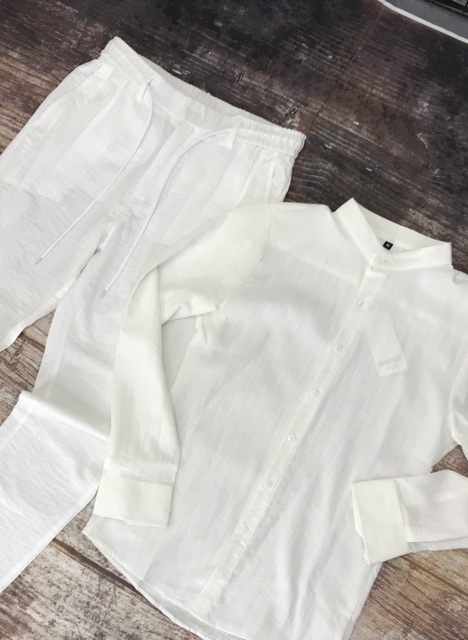 [SIÊU COMBO ĐŨI DÀI TAY ] QUẦN ĐŨI DÀI SƠ MI NAM DÀI TAY ĐŨI CỔ TÀU CỔ BẺ HÀN QUỐC HOT 2020 thời trang nam atb shop | BigBuy360 - bigbuy360.vn