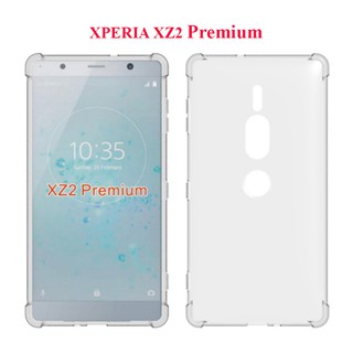 Ốp Lưng Sony Xperia XZ2 Premium Trong Suốt Chống Sốc 4 Góc - Nhựa Dẻo Phủ NaNo Cao Cấp