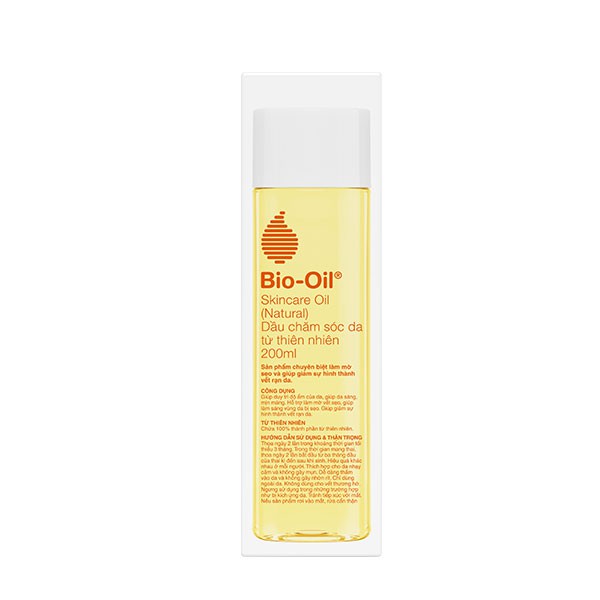 [CHÍNH HÃNG] - BIO-OIL SKINCARE NATURAL OIL 200ML (Chai/200ml) - Dầu Chăm Sóc Da Từ Thiên Nhiên Bio-Oil Làm Giảm Rạn Da | BigBuy360 - bigbuy360.vn