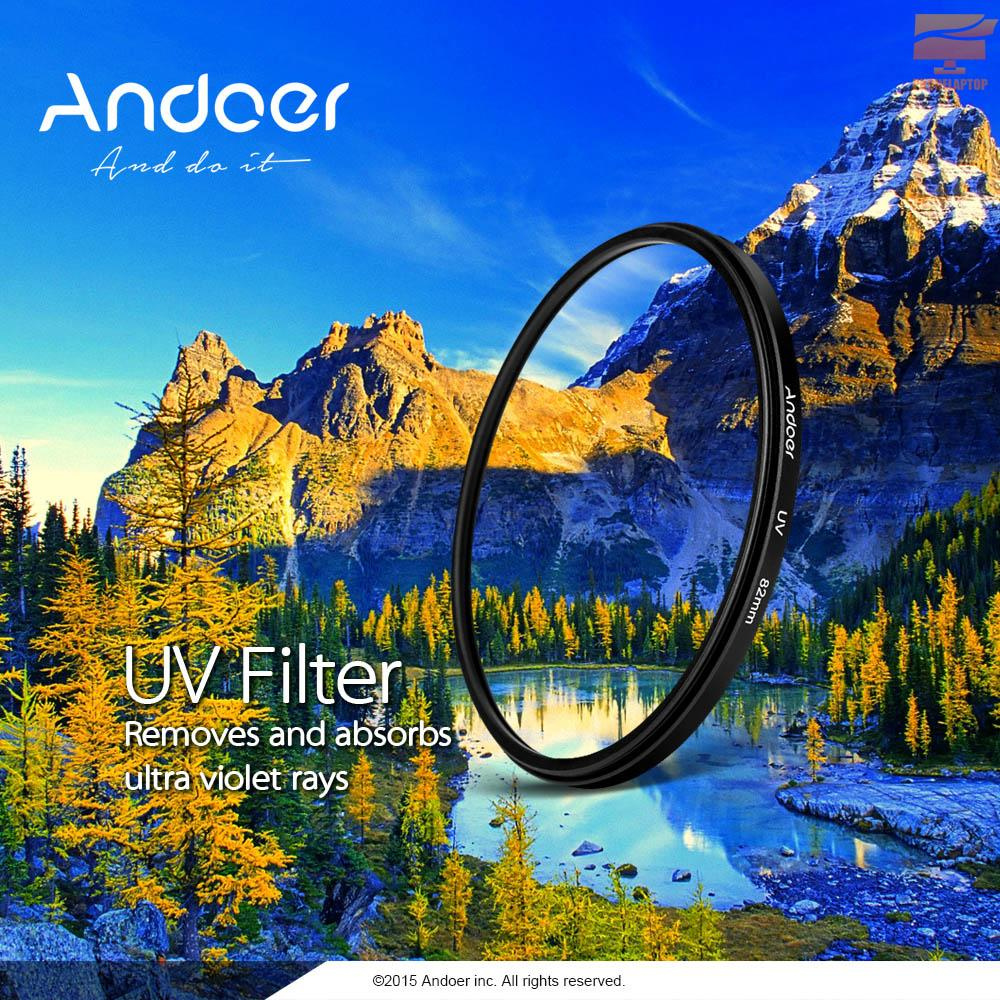 Bộ Lọc Ống Kính Máy Ảnh Andoer 52mm Uv + Cpl + Nd8 Nd8 Cho Nikon Canon Pentax Sony Dslr