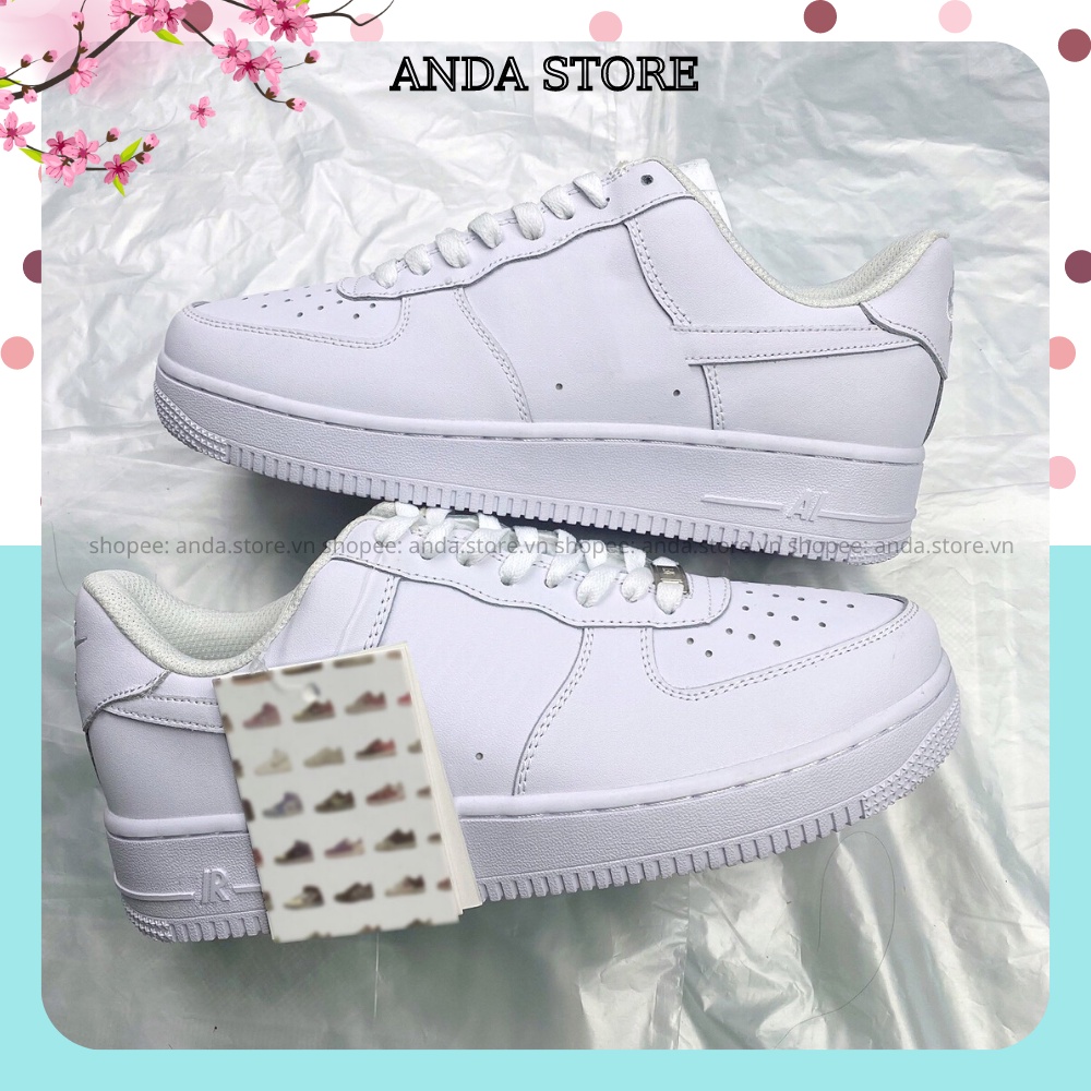 Giày Thể Thao Nam Nữ Màu Trắng Hàng Đẹp Dễ Phối Đồ ANDA_STORE_VN