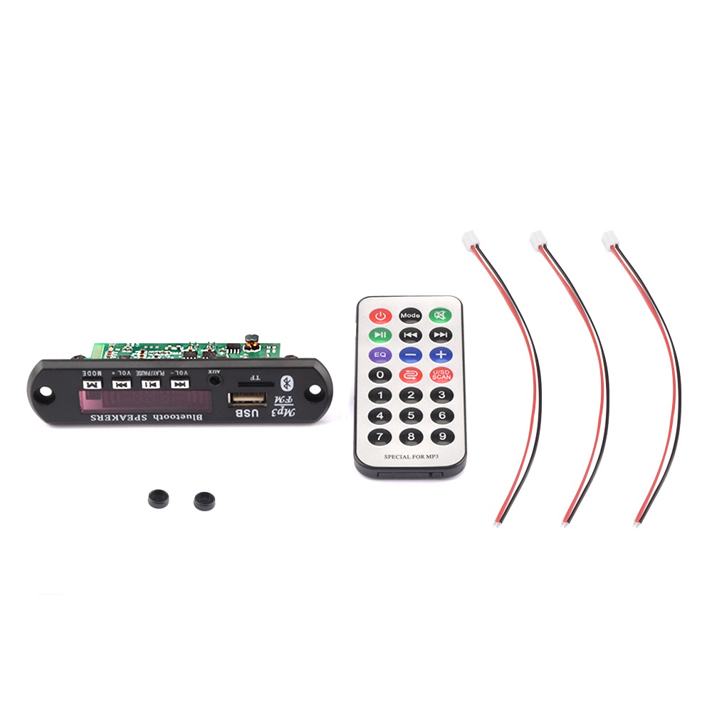 Bảng mạch giải mã nguồn ZIQQUCU bluetooth 5.0 MP3 2 * 40W/ 3W FM DC12V tiện lợi