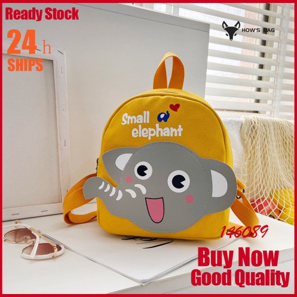 🌈Children's Bag1-3-5Boys Canvas Years Old Backpack Cartoon Cute Girl Backpack Baby Kindergarten Backpack