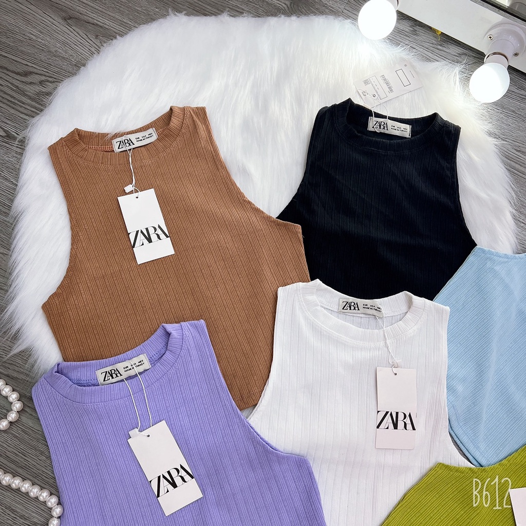 Áo thun body Croptop ba lỗ gân bông lúa nhà CH