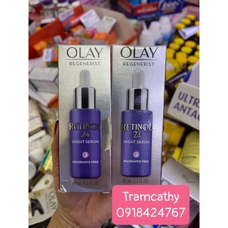 [hàng mỹ] serum olay retinol Olay Regenerist RETINOL 24 Night Serum Fragrance free