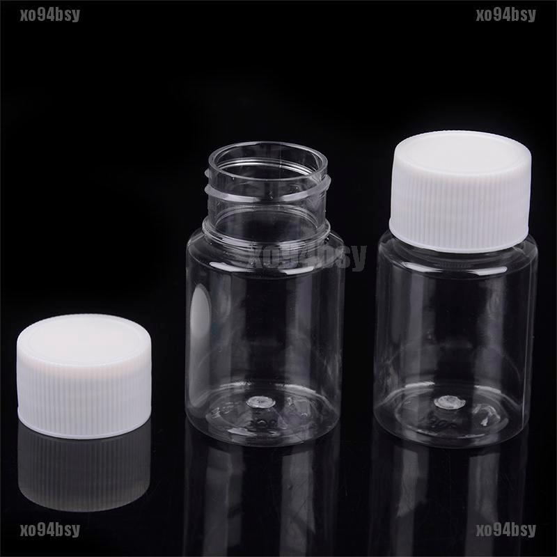 [xo94bsy]2Pcs 30ml plastic paint bottle transparent plastic bottle