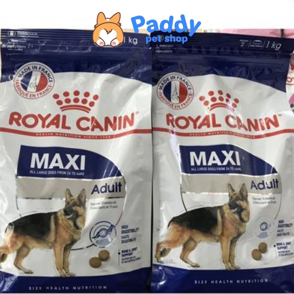 [Mã 229FMCGSALE giảm 8% đơn 500K] [1kg] Royal Canin Maxi Adult hạt cho chó trưởng thành giống lớn 26-44kg