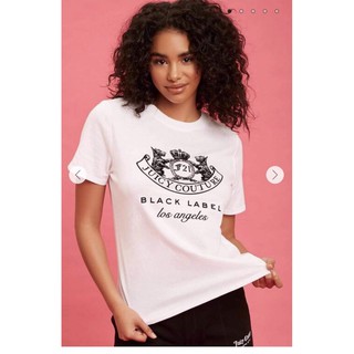 Áo thun form basic trắng in hình Juicy Couture F21 vnxk
