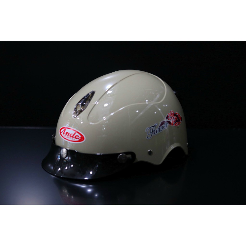 Mũ bảo hiểm ANDES 108 TRƠN- Lòng Nón Tháo Giặt.