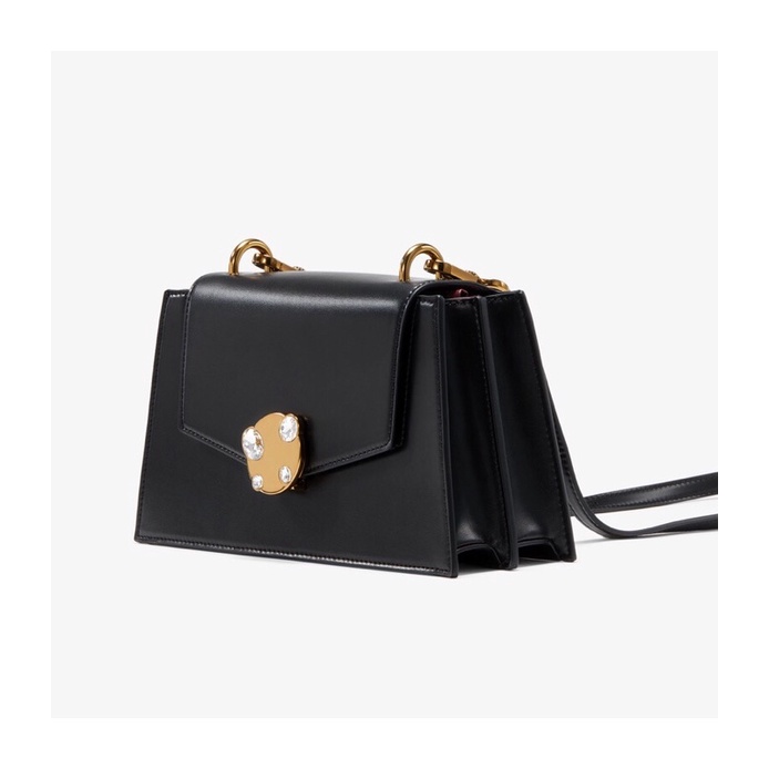 Túi CNK đen quai lụa