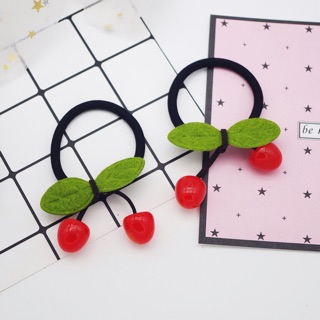 PKT812024 - Sỉ 10 buộc tóc quả cherry thanh lịch