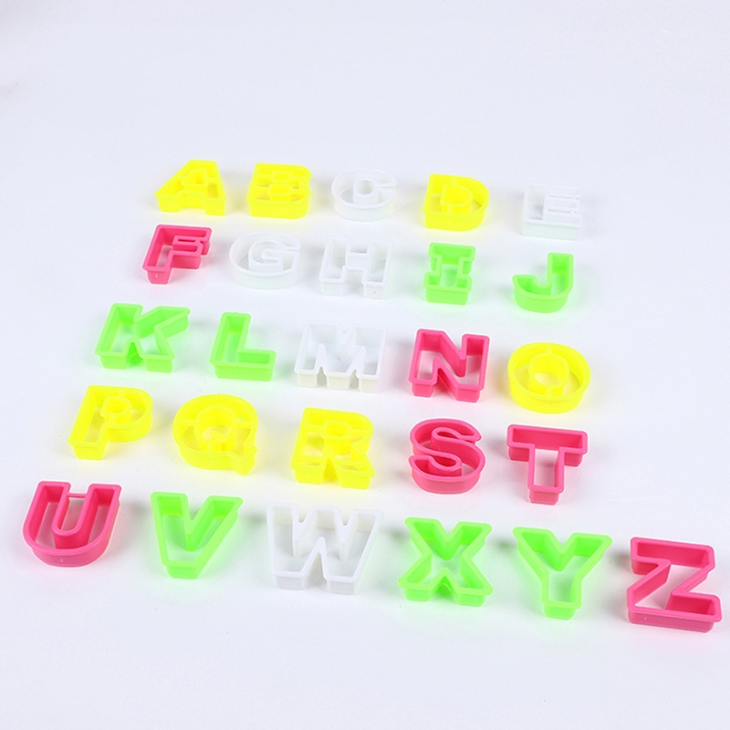 Khuôn Nhựa Làm Bánh Hình Chữ Cái Diy Mới