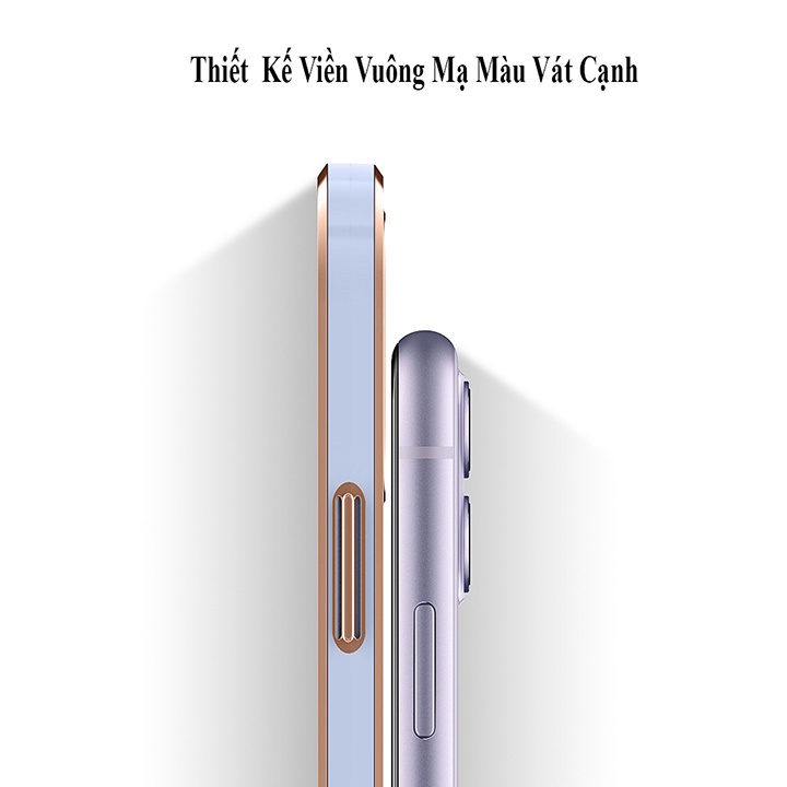 &quot;Ốp lưng Oppo Reno 4 4G Cạnh vuông&quot; _Mạ màu viền_Vát Cạnh_Màu sắc sang trọng ,Loại Tốt ,Ôm sát máy TimShop