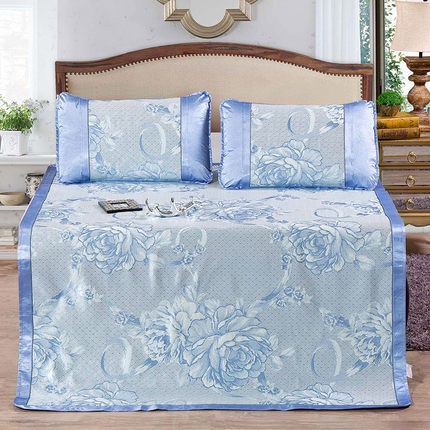 Chiếu Lụa Điều Hòa KIKO Siêu Mát TẶNG KÈM 2 Vỏ Gối #6