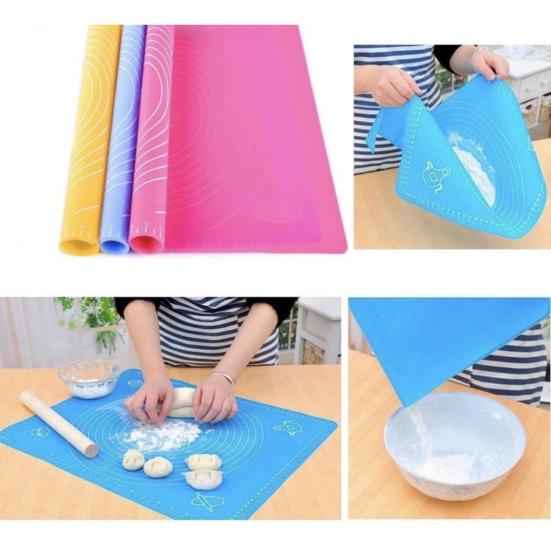 Tấm lót cán bột nhào bột , thảm cán bột làm bánh chống dính silicon