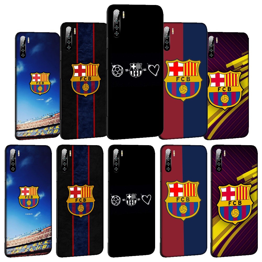 Ốp Điện Thoại Mềm Hình logo Barcelona Fc ZL137 Cho OPPO F11 A9 F17 F19 Find X3 Pro Plus Lite