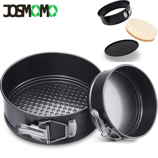 Chảo nướng bánh hình tròn JOSMOMO dạng lò xo chống dính chống rò rỉ