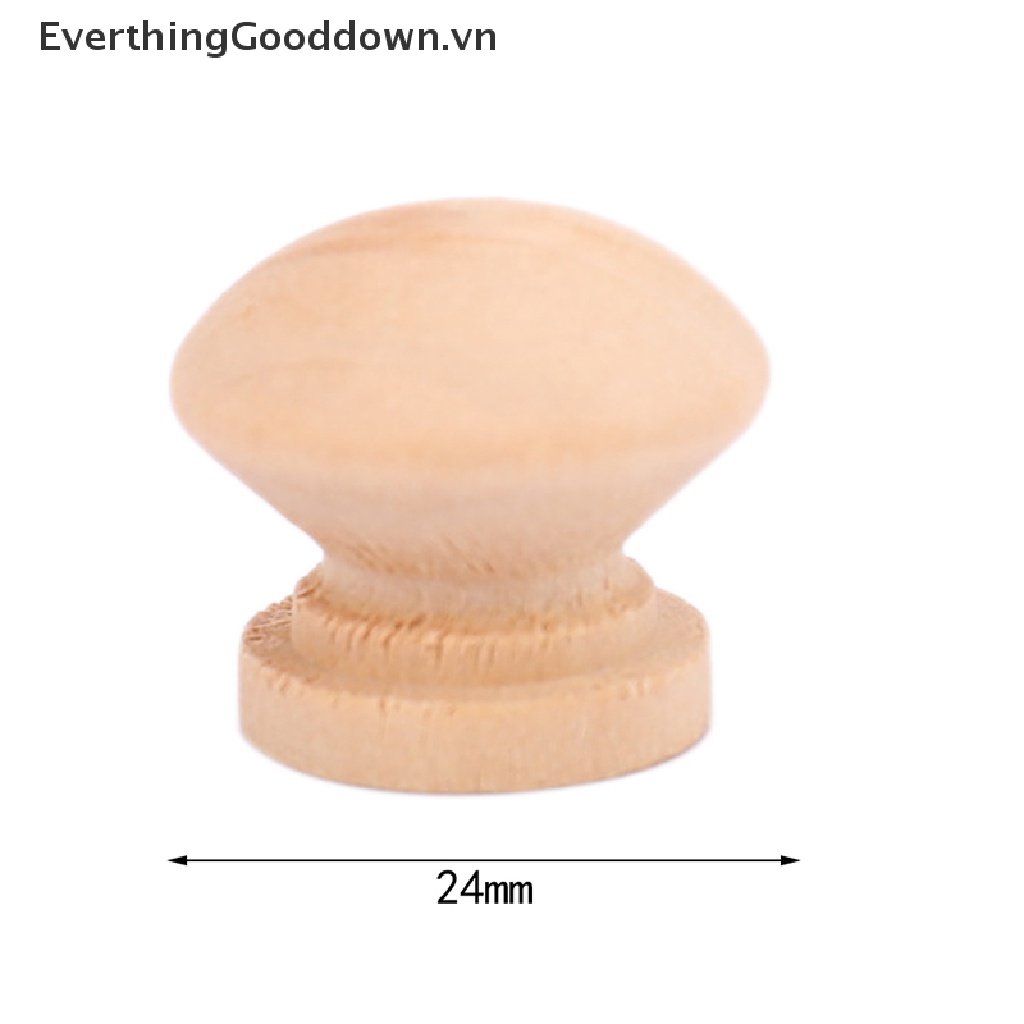 Everthinggooddown 10 Tay Cầm Ngăn Kéo Tủ Tự Nhiên 2.4X2CM vn