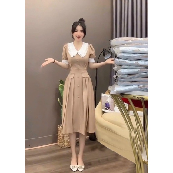 Đầm cổ bèo bigsize 50 đến 90kg