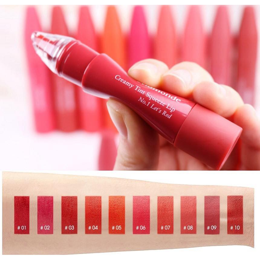Son Kem Dạng Bút Mamonde Creamy Tint Squeeze Lip