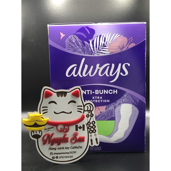 Băng vệ sinh always hằng ngày CANADA