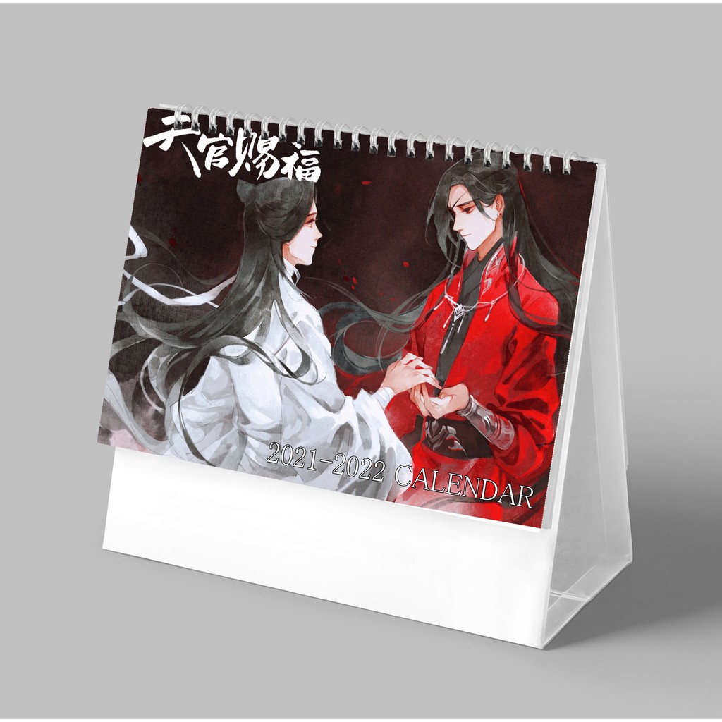 (2023) Lịch để bàn IN HÌNH THIÊN QUAN TỨ PHÚC anime chibi CHỮ NHẬT NGANG xinh xắn mẫu ngẫu nhiên