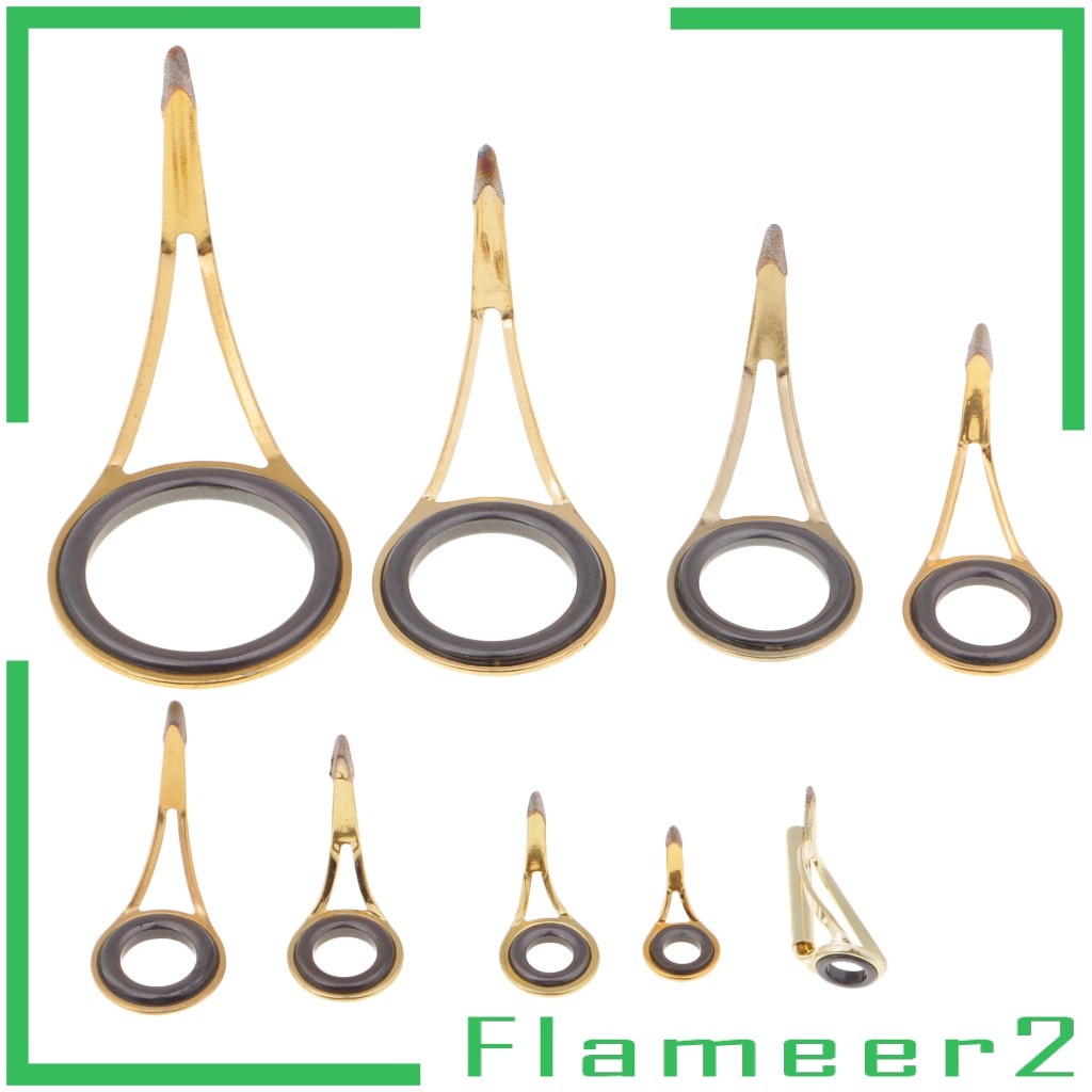 Set 2 / 9 Vòng Đệm Cần Câu Cá DIY