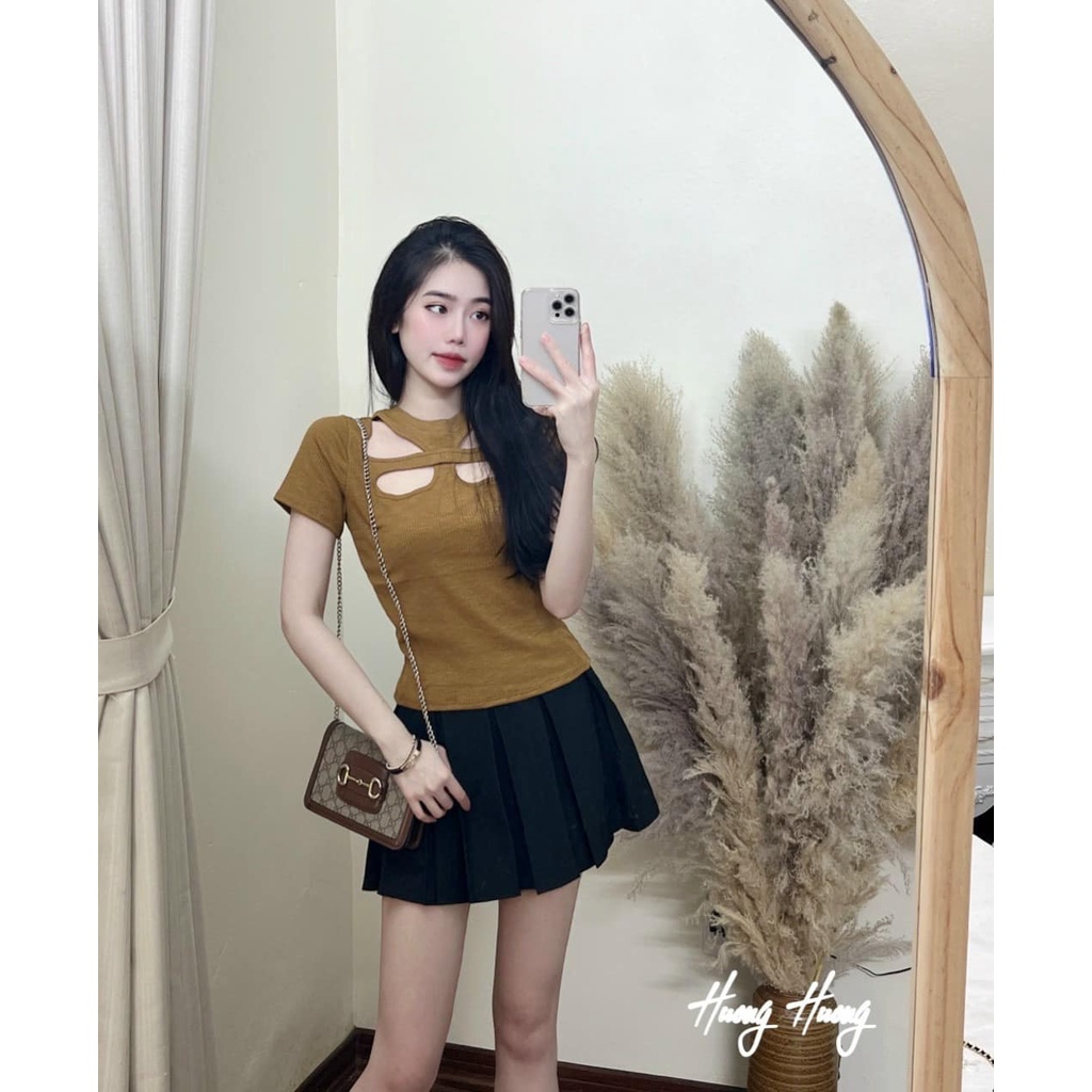 ÁO tăm khoét ngực cánh bướ.m (kèm ảnh thật và video)