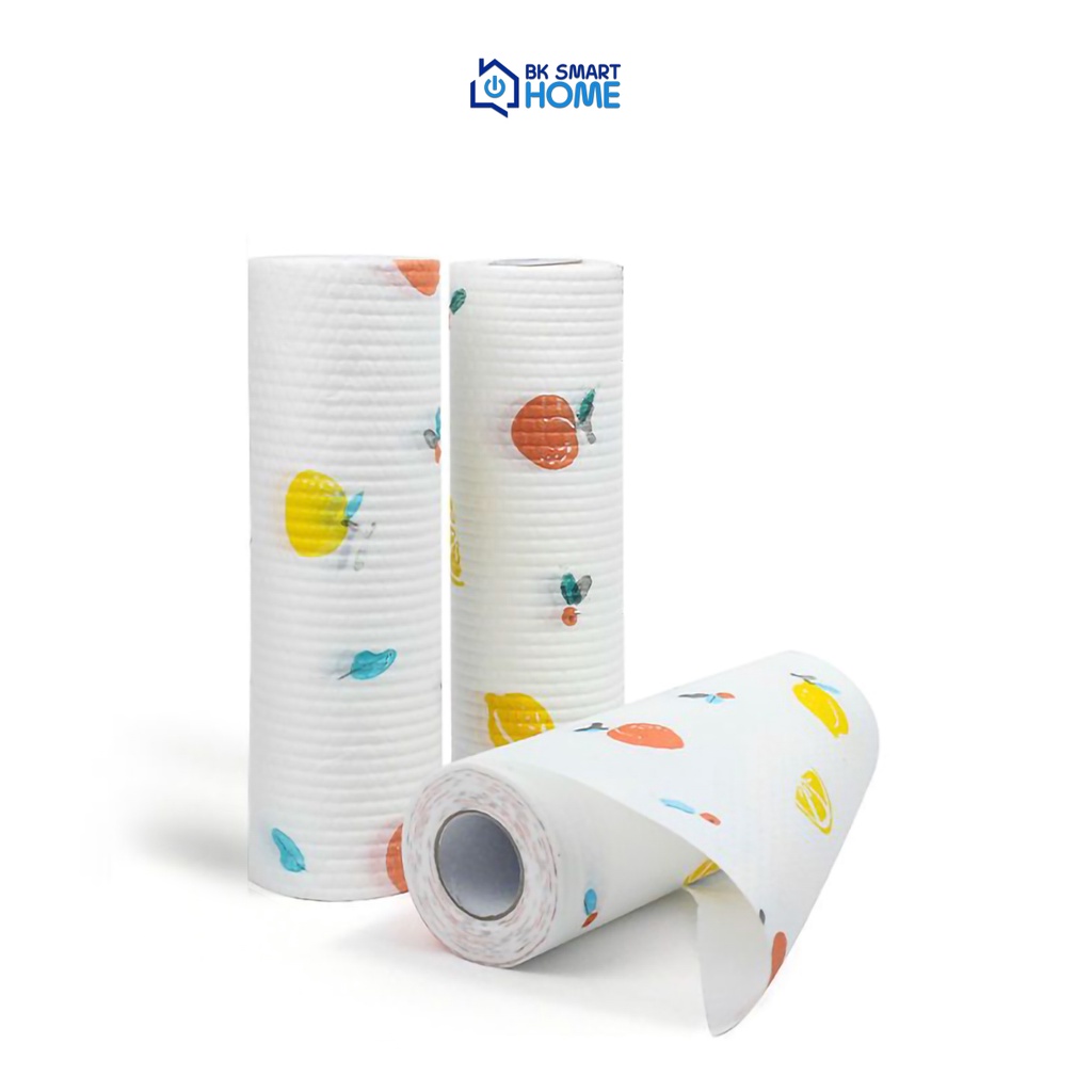 [FREESHIP Xtra] Cuộn Giấy Lau tay Đa năng Cao cấp - Giấy ăn, giấy lau bếp siêu dai (có thể giặt và tái sử dụng)