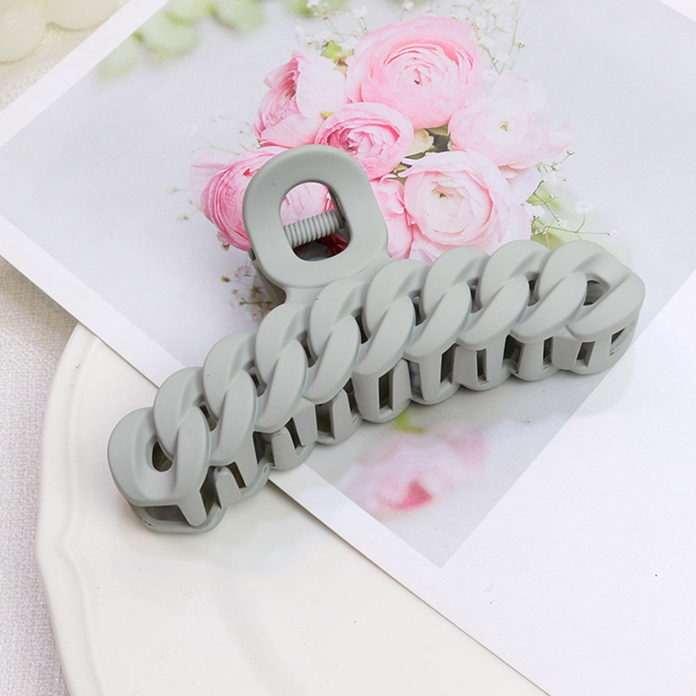 Kẹp Tóc Càng Cua Cỡ Lớn Màu Trơn Thời Trang Hàn Quốc Cho Nữ