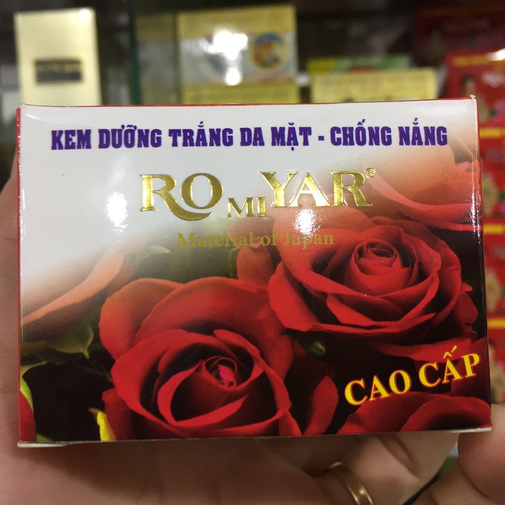 Kem romiyar dưỡng trắng da mặt chống nắng giá bao bì 91k
