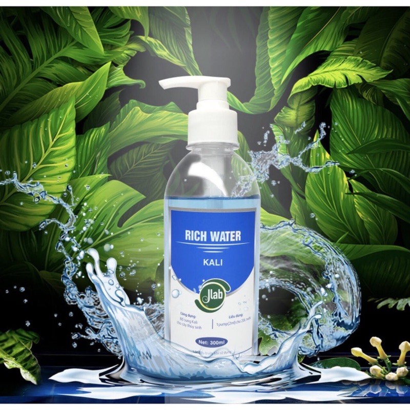 Jlab Rich Water - Phân Nước Bổ Sung KALI Cho Hồ Cá, Thuỷ Sinh