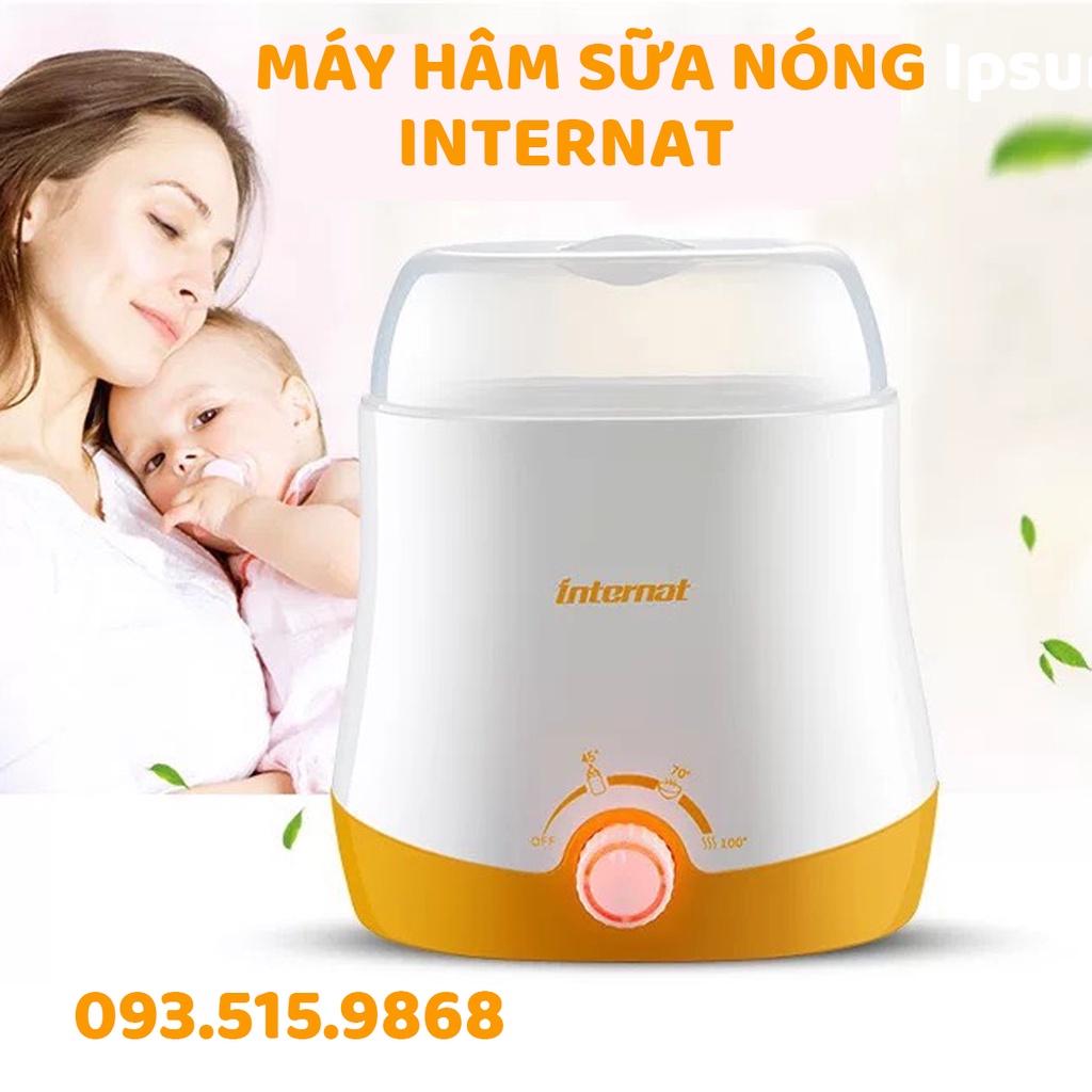 Máy Hâm Sữa Tiệt Trùng Đôi INTERNAT, Hâm nóng, giữ nóng, tiệt trùng bình sữa, hâm trứng, hâm nóng thức ăn