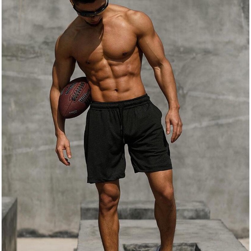 M-5Xl Quần Đùi Nam Thể Thao Gym Fitness Sports Shorts with Pockets